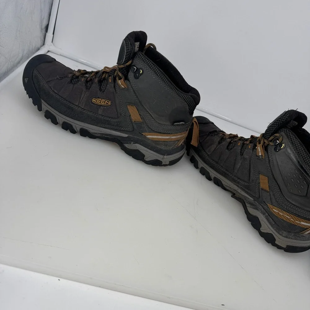 Keen Targhee Men 10 Keen Dry Waterproof Mid Hiking Boots Trail 1018545